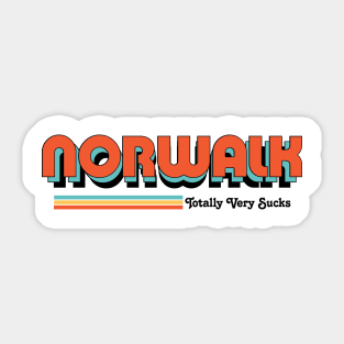 Norwalk - Totally Very Sucks Sticker